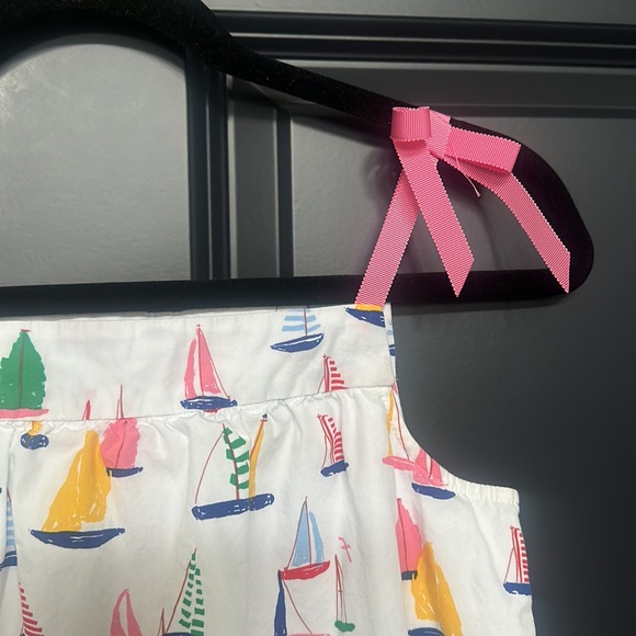 Hanna Andersson Girls Sailboats Dress - Picture 2 of 5